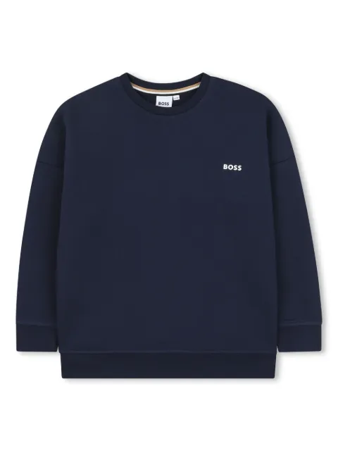 BOSS Kidswear crew-neck sweatshirt