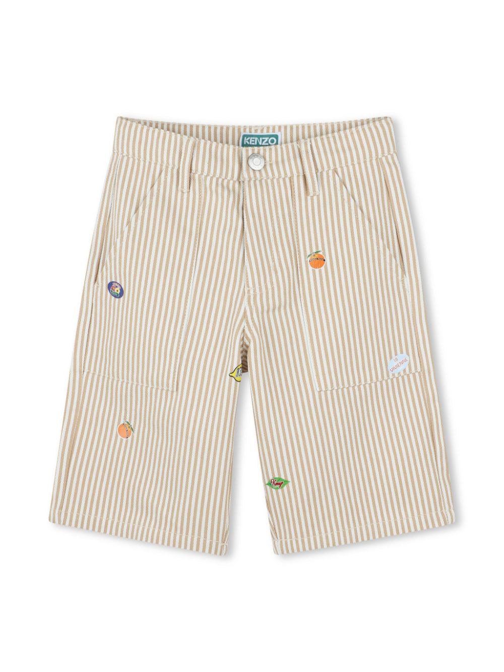 Kenzo Kids Bermuda shorts Beige