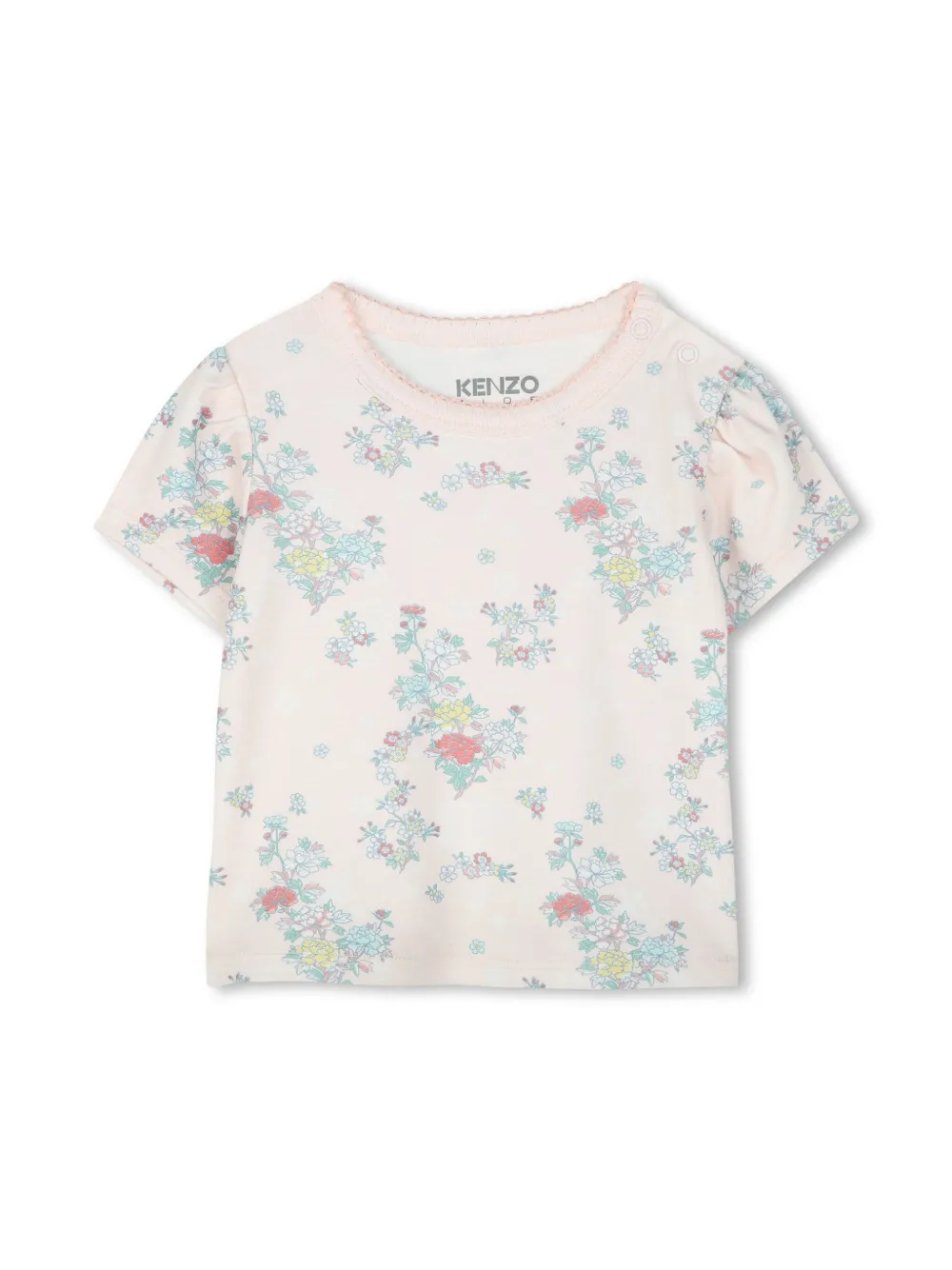 Kenzo Kids T-shirt en shorts met print Roze
