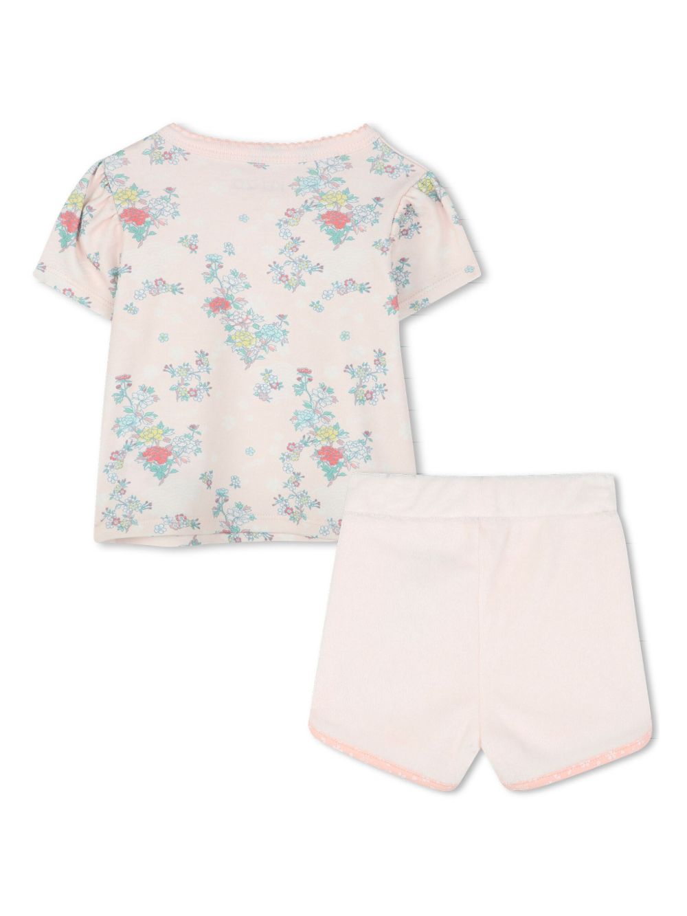 Kenzo Kids T-shirt en shorts met print - Roze