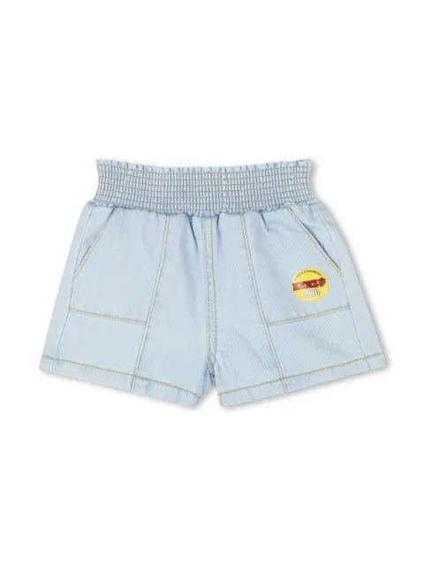 Kenzo Kids shorts de mezclilla con parche del logo