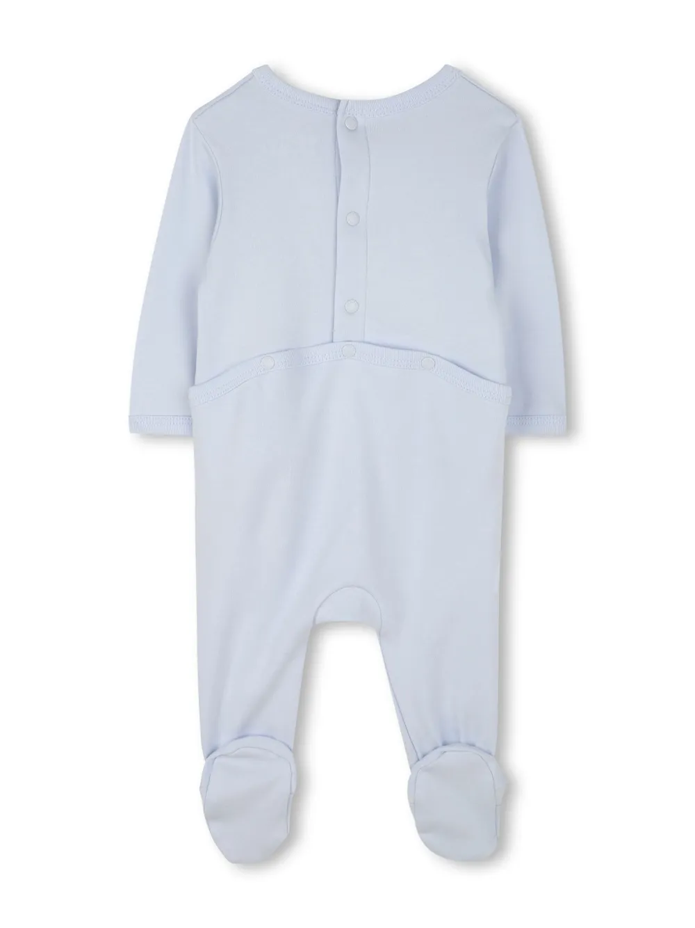 Kenzo Kids Pyjama muts en slabbetje met olifantprint Blauw