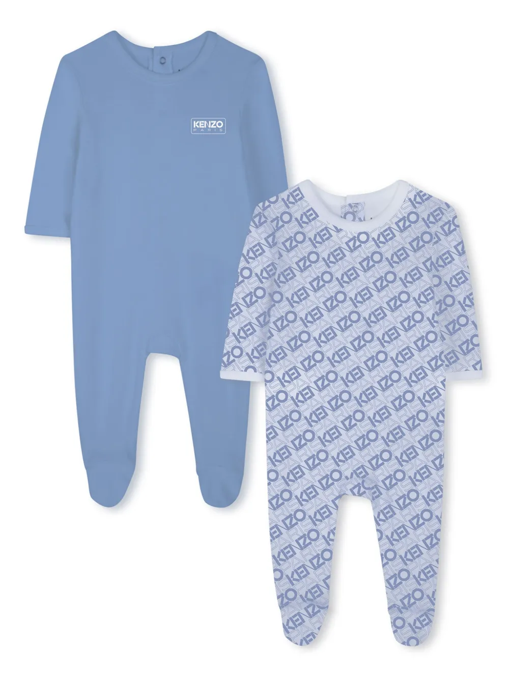Kenzo Kids Pyjama met logoprint Blauw