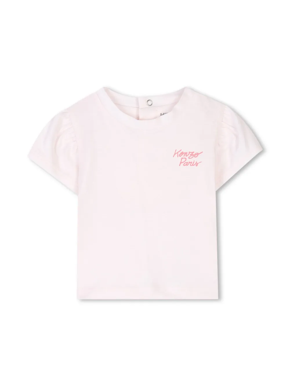 Kenzo Kids T-shirt en overall met bloemenprint Roze