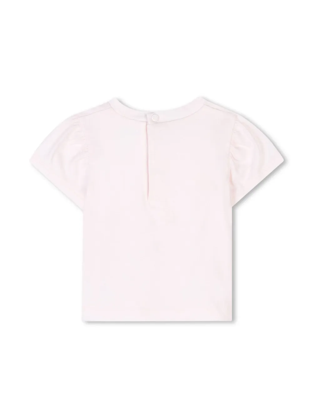 Kenzo Kids T-shirt en overall met bloemenprint Roze