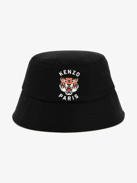 Kenzo Kids logo-print bucket hat