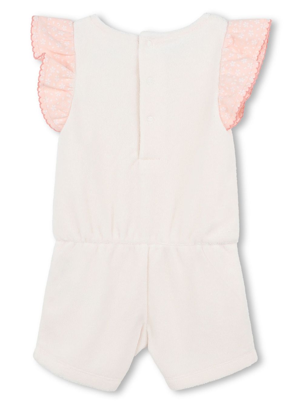 Kenzo Kids Romper met logoprint - Wit