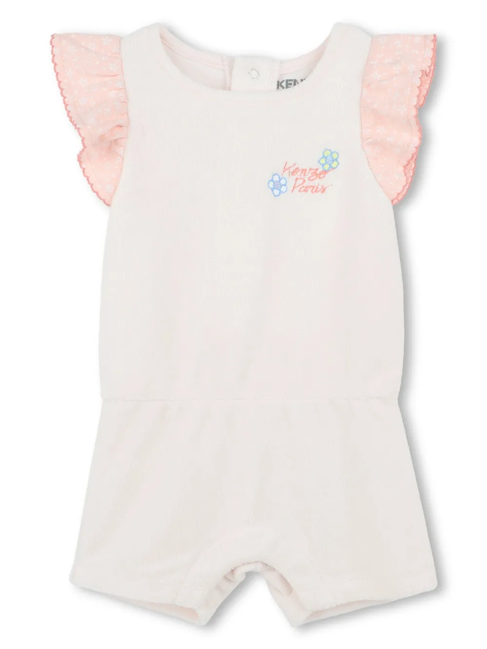 Kenzo Kids Romper met logoprint Wit
