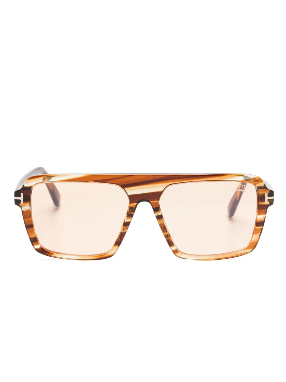 TOM FORD Eyewear Vincent サングラス - ブラウン TOM FORD Eyewear Vincent サングラス - ブラウン