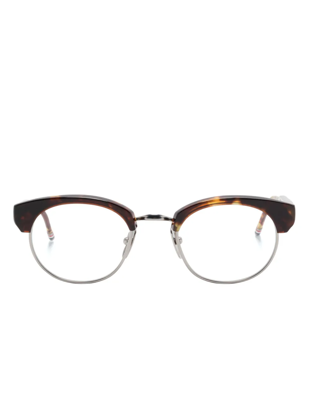 Thom Browne Eyewear lunettes de vue à effet écailles de tortue | marron | Image 1