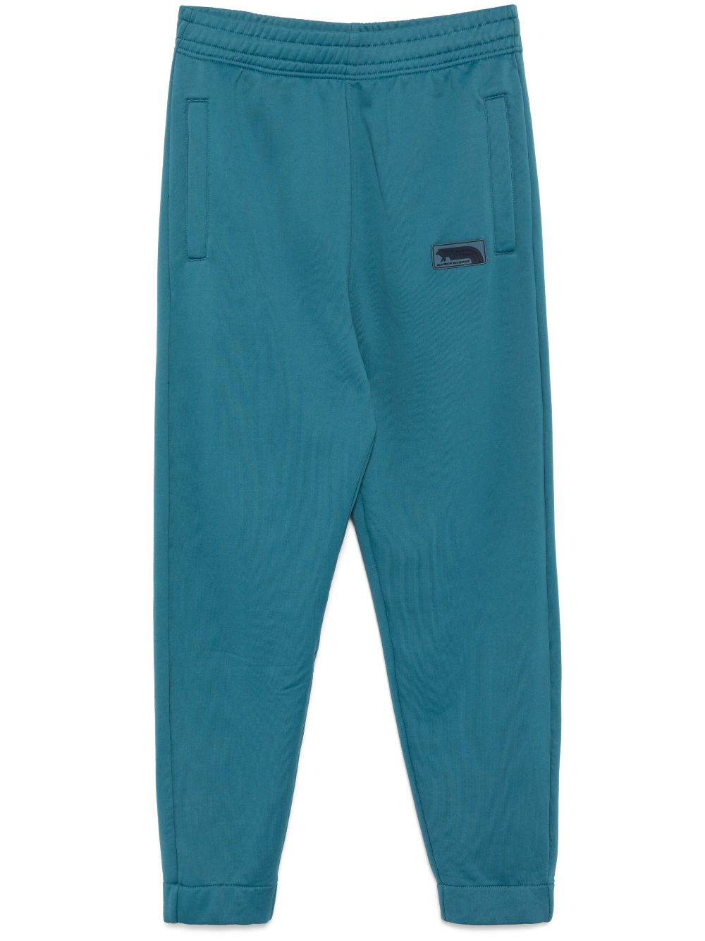 Maison Kitsuné Flash Fox patch sweatpants - Blue