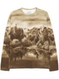 Maison Kitsuné graphic print T-shirt - Neutrals