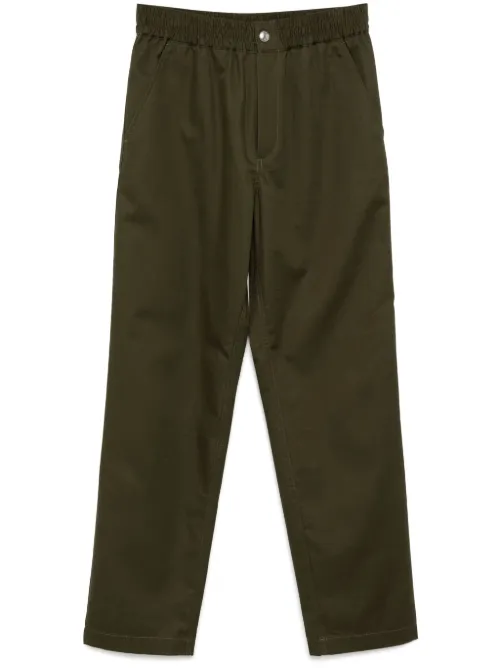Pantalon droit à taille élastique - Maison Kitsuné - Modalova