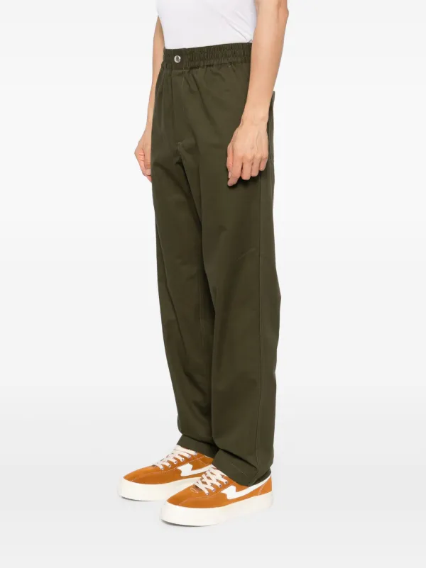 ♂新品・タグ付・チノパン【Maison Kitsune】カーキ　42 　綿 Maison Kitsuné Casual Pants | Green | FARFETCH
