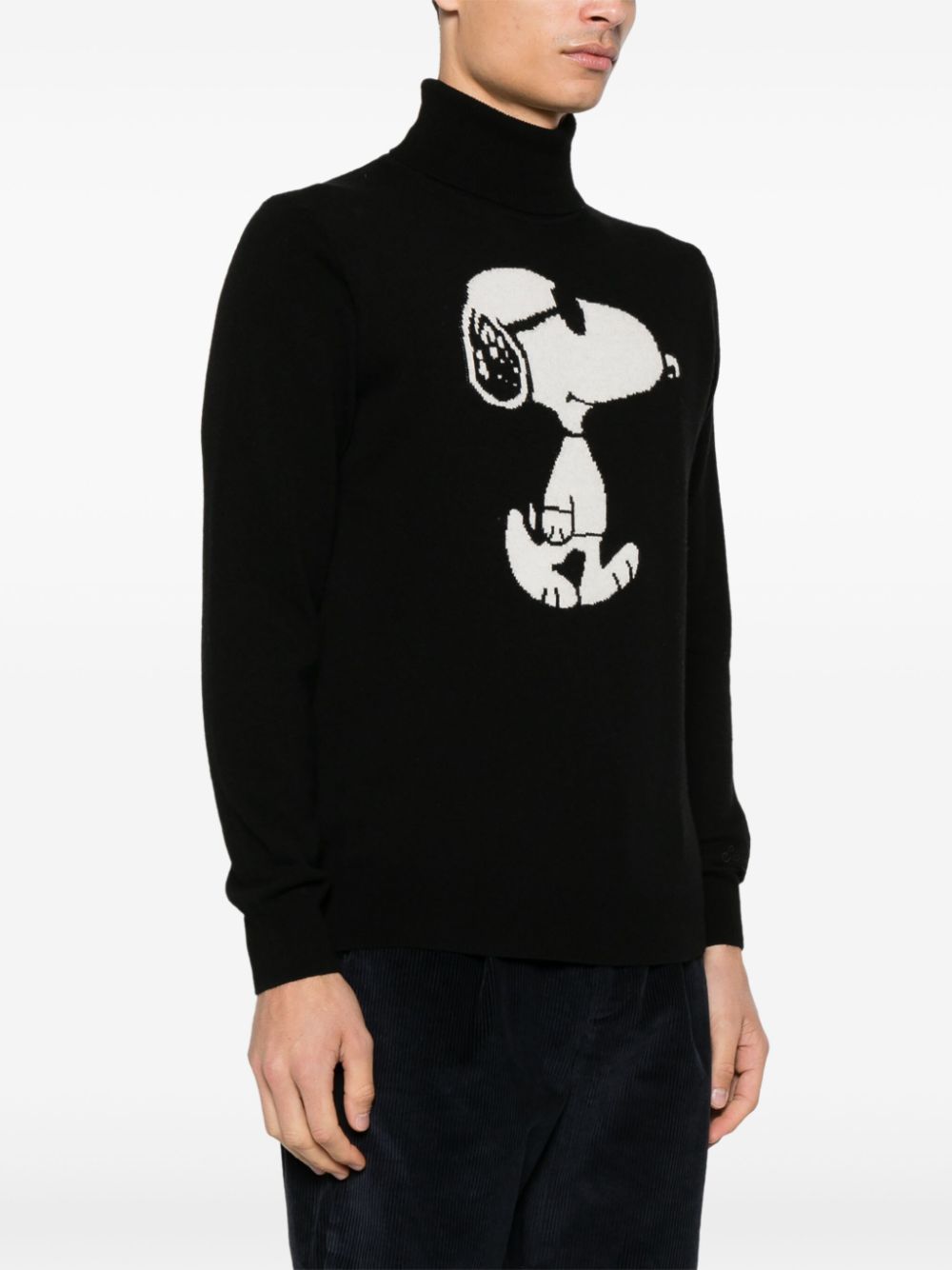 Shop Mc2 Saint Barth Dolcevita Sweater In Black