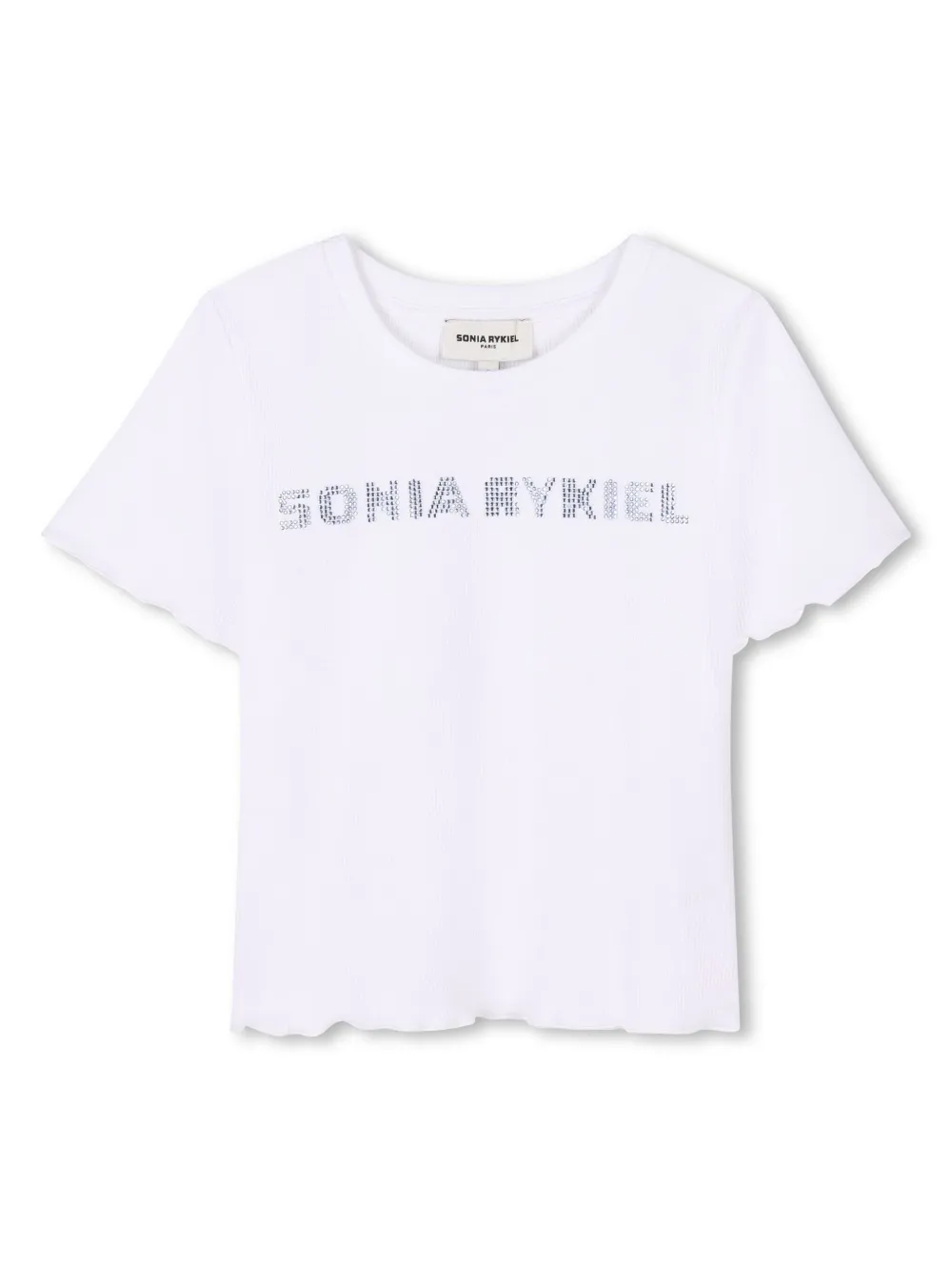 SONIA RYKIEL ENFANT T-shirt met logoprint Wit