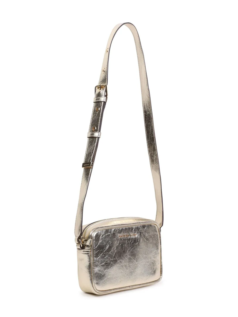 MICHAEL KORS METALLIC-FINISH SHOULDER BAG