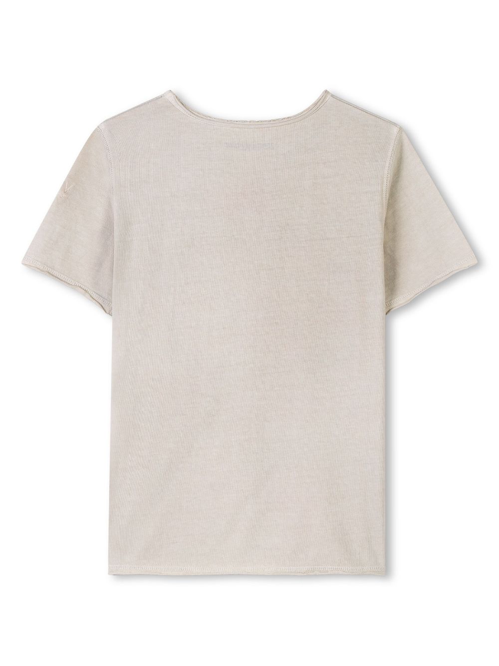 Zadig & Voltaire Kids T-shirt met logoprint - Beige