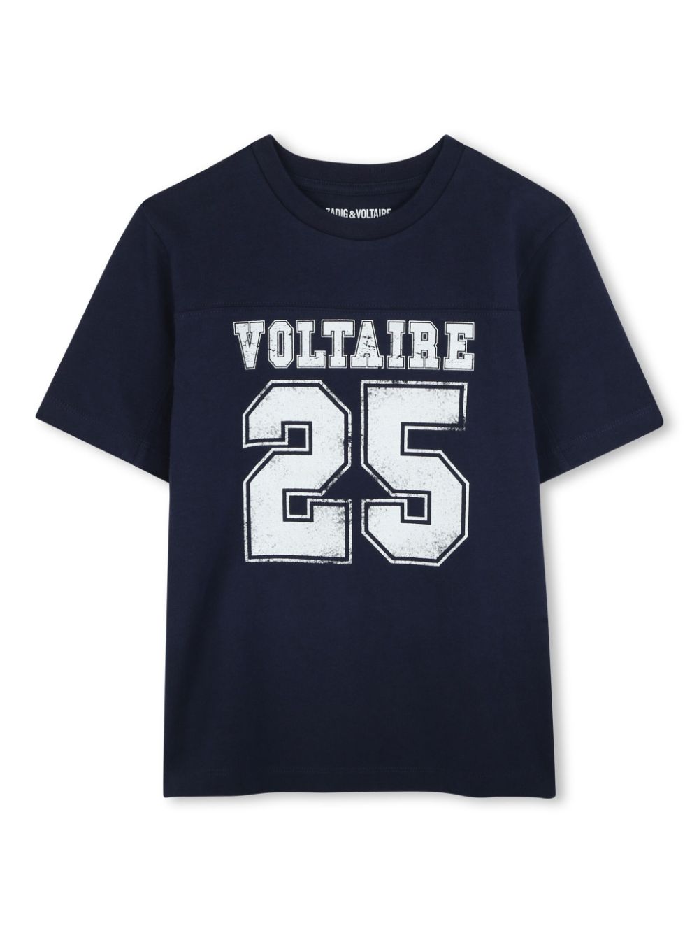 Zadig & Voltaire Kids logo-print T-shirt - Blue