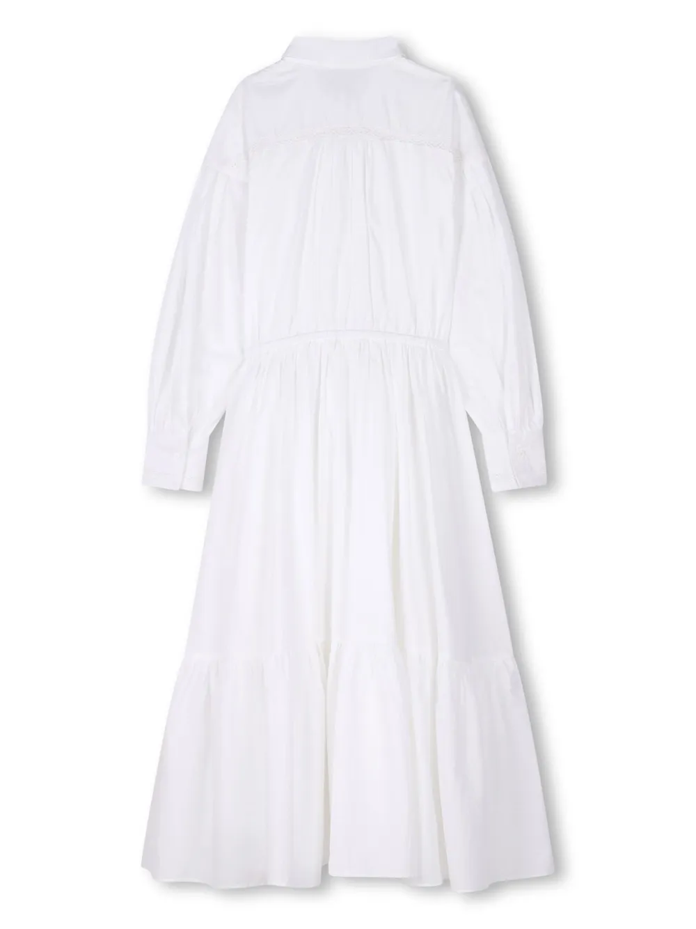 zadig&voltairekids Zadig & Voltaire Kids Geplooide midi-jurk - Wit