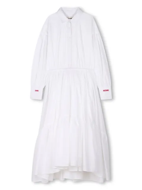 Zadig & Voltaire Kids pleated midi dress