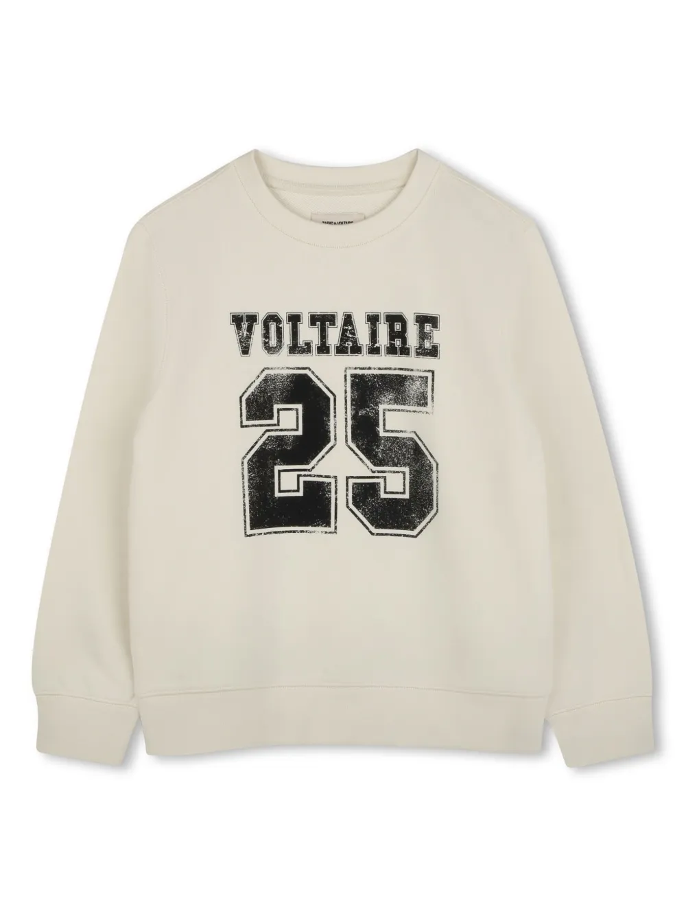 Zadig & Voltaire Kids Sweater met logoprint Beige