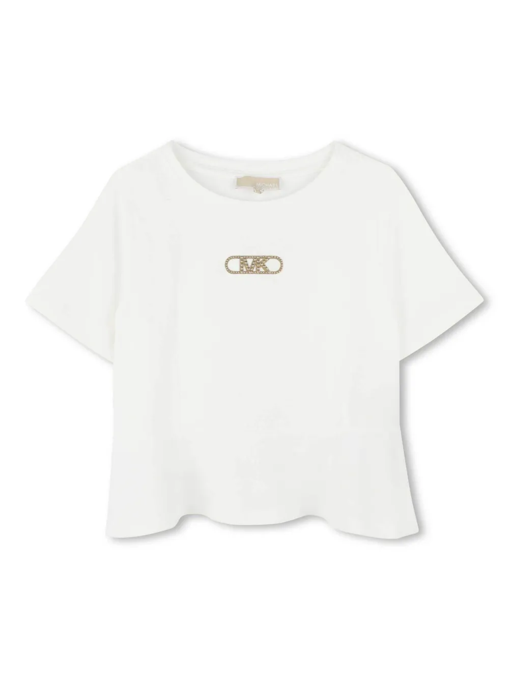 Michael Kors Kids ロゴ Tシャツ - ニュートラル Michael Kors Kids ロゴ Tシャツ - ニュートラル
