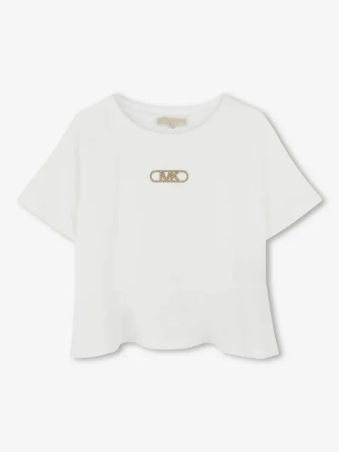 Michael Kors Kids logo-appliqué T-shirt