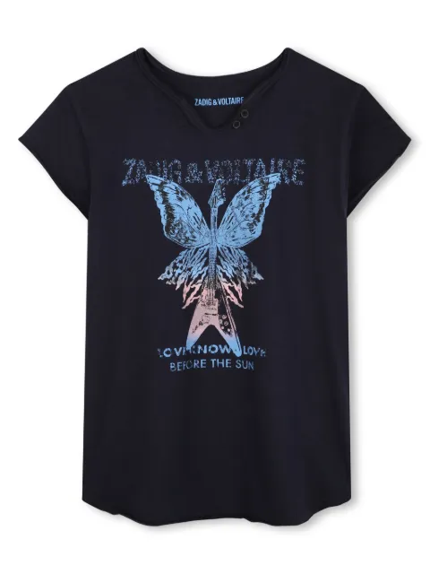 Zadig & Voltaire Kids graphic-print T-shirt
