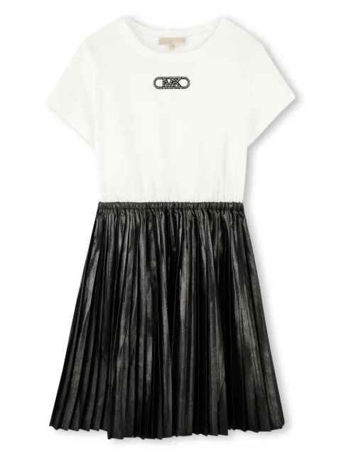 Michael Kors Kids logo-plaque dress 
