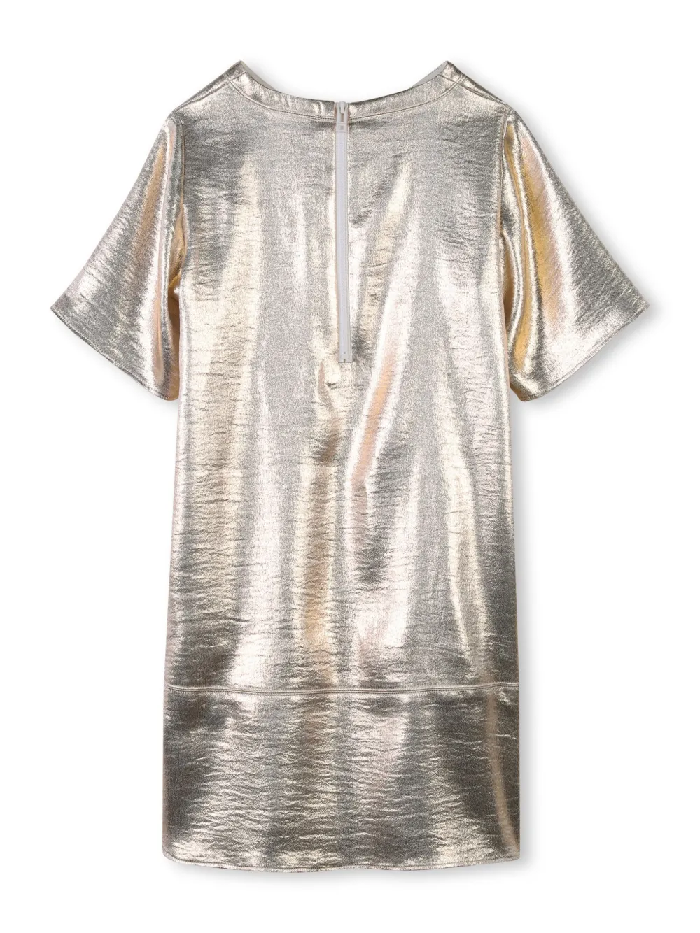 zadig&voltairekids Zadig & Voltaire Kids Metallic jurk - Goud