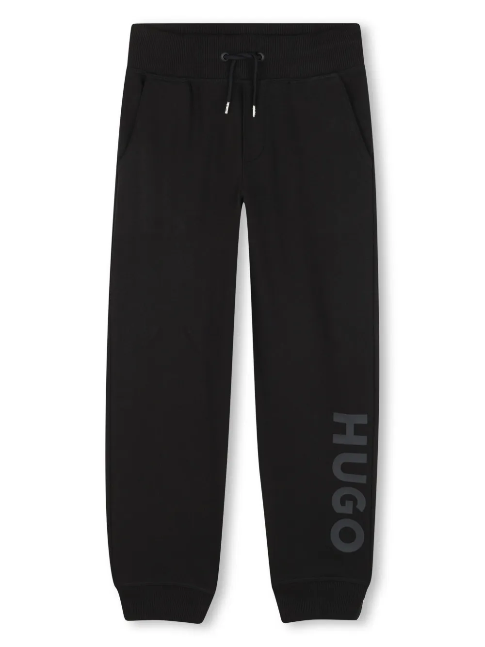 HUGO KIDS Trainingsbroek met logoprint Zwart
