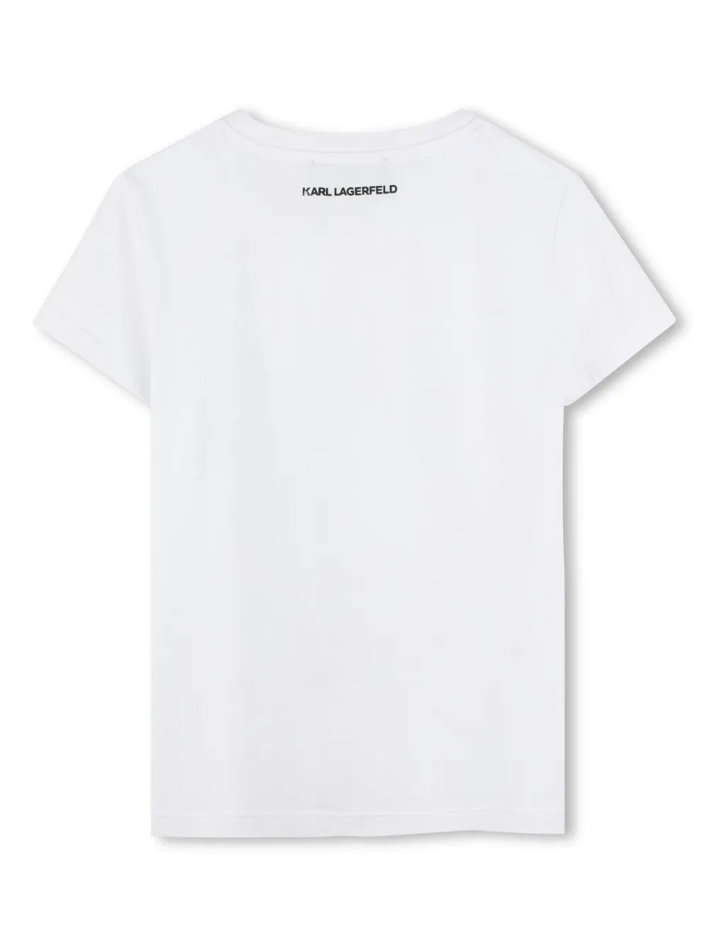 Karl Lagerfeld Kids T-shirt met print - Wit