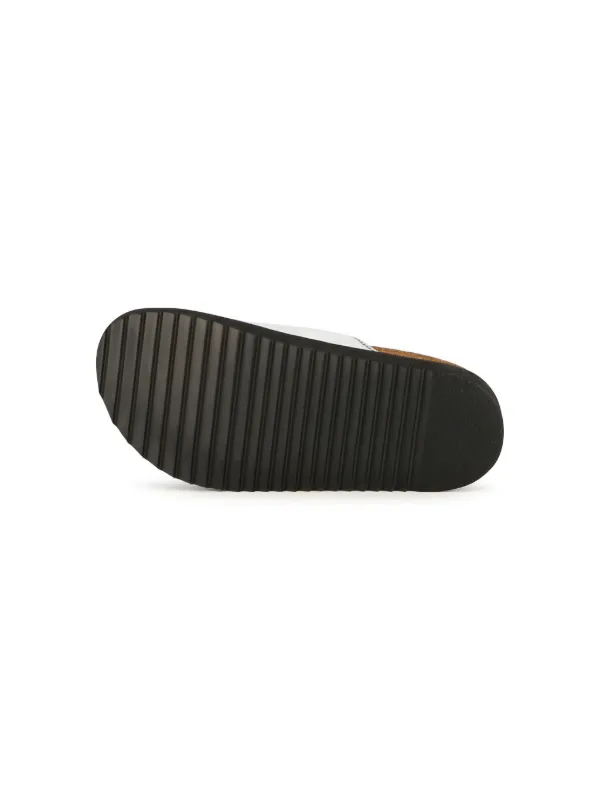 Zadig & Voltaire Kids Leather Sandals | Grey | FARFETCH