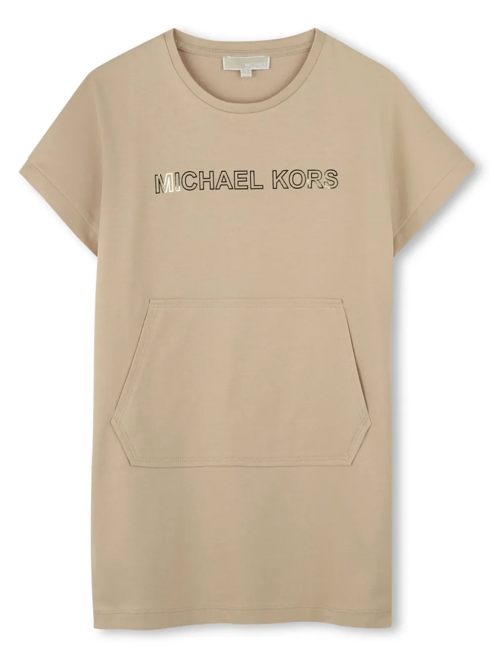 Michael Kors Kids Tシャツワンピース - ニュートラル Michael Kors Kids Tシャツワンピース - ニュートラル