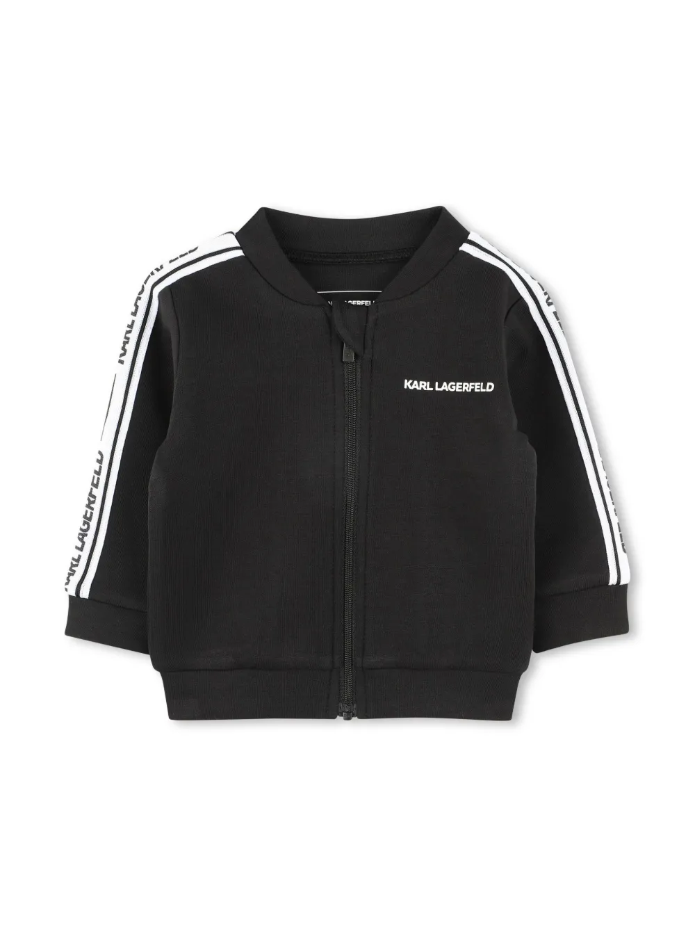 Karl Lagerfeld Kids Trainingspak met logoprint Zwart