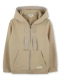 Lanvin Enfant zip-up hoodie - Neutrals