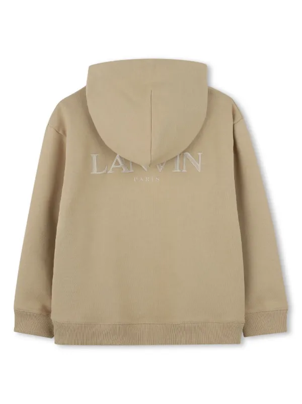 Lanvin Enfant ジップアップ パーカー | ニュートラル | FARFETCH JP