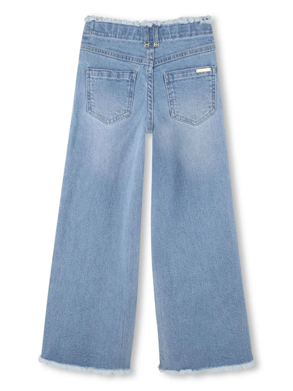 Michael Kors Kids Jeans met wijde pijpen Blauw