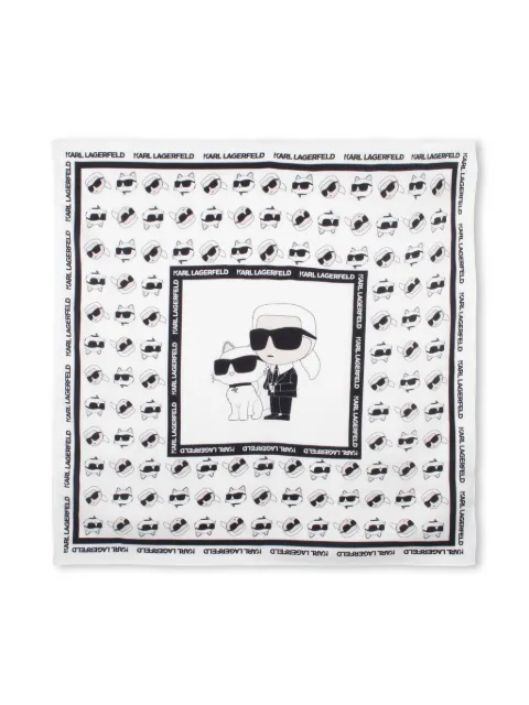 Karl Lagerfeld Kids Echarpe com estampa de logo