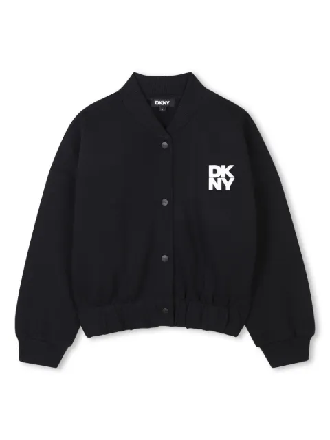 Dkny Kids Jaqueta bomber com estampa de logo