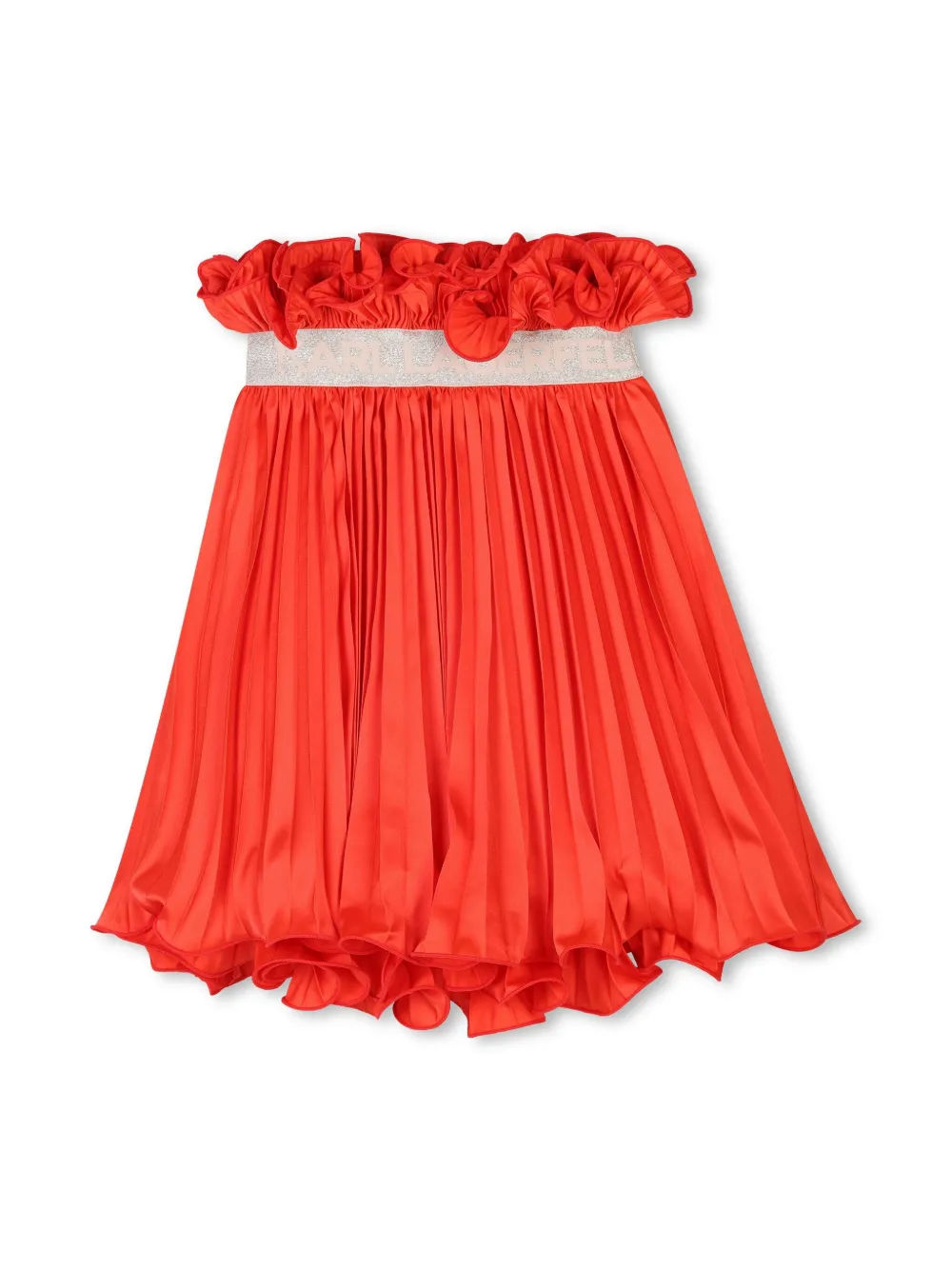 Image 2 of Karl Lagerfeld Kids saia com pregas