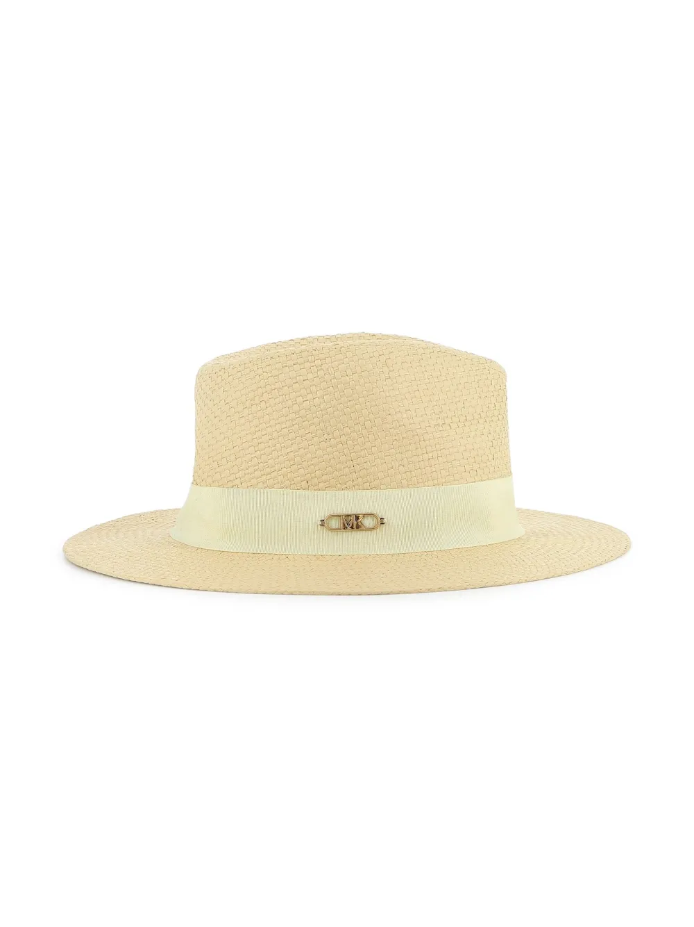 Michael Kors Kids Zonnehoed met logoplakkaat Beige