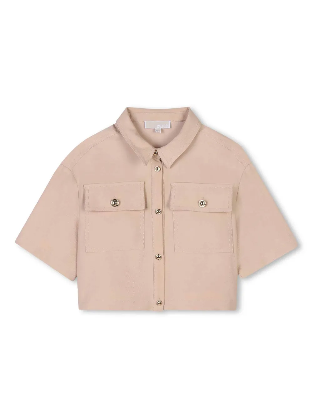 Michael Kors Kids ショートスリーブ シャツ - ニュートラル Michael Kors Kids ショートスリーブ シャツ - ニュートラル