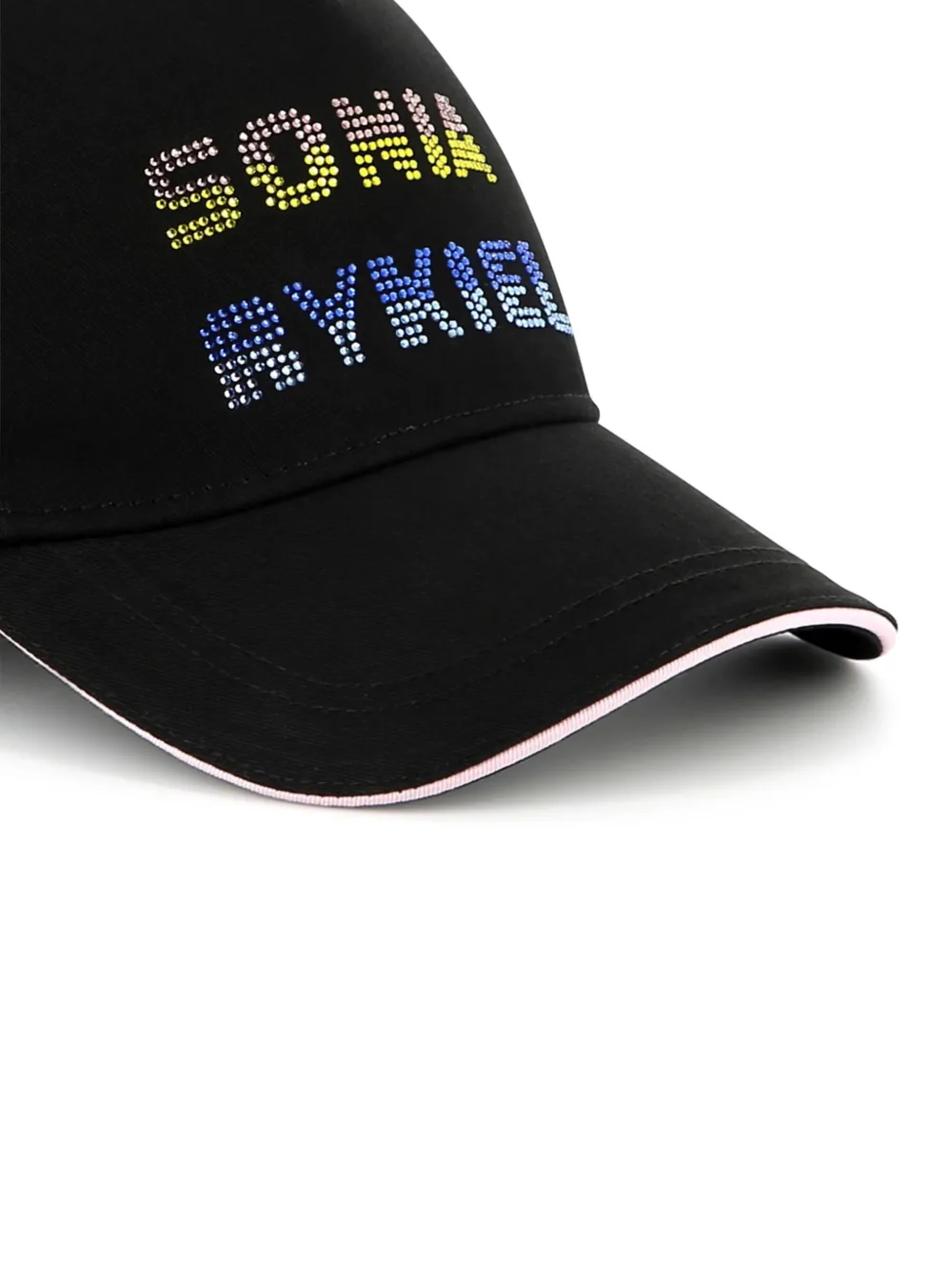 SONIA RYKIEL ENFANT Pet verfraaid met logo Zwart