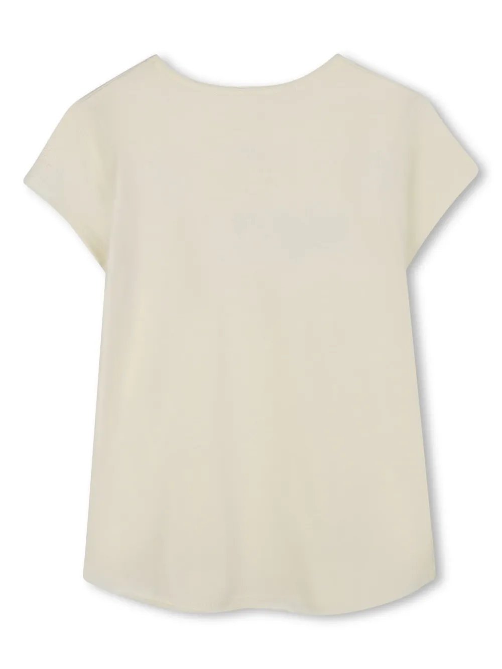 zadig&voltairekids Zadig & Voltaire Kids T-shirt met logo - Beige