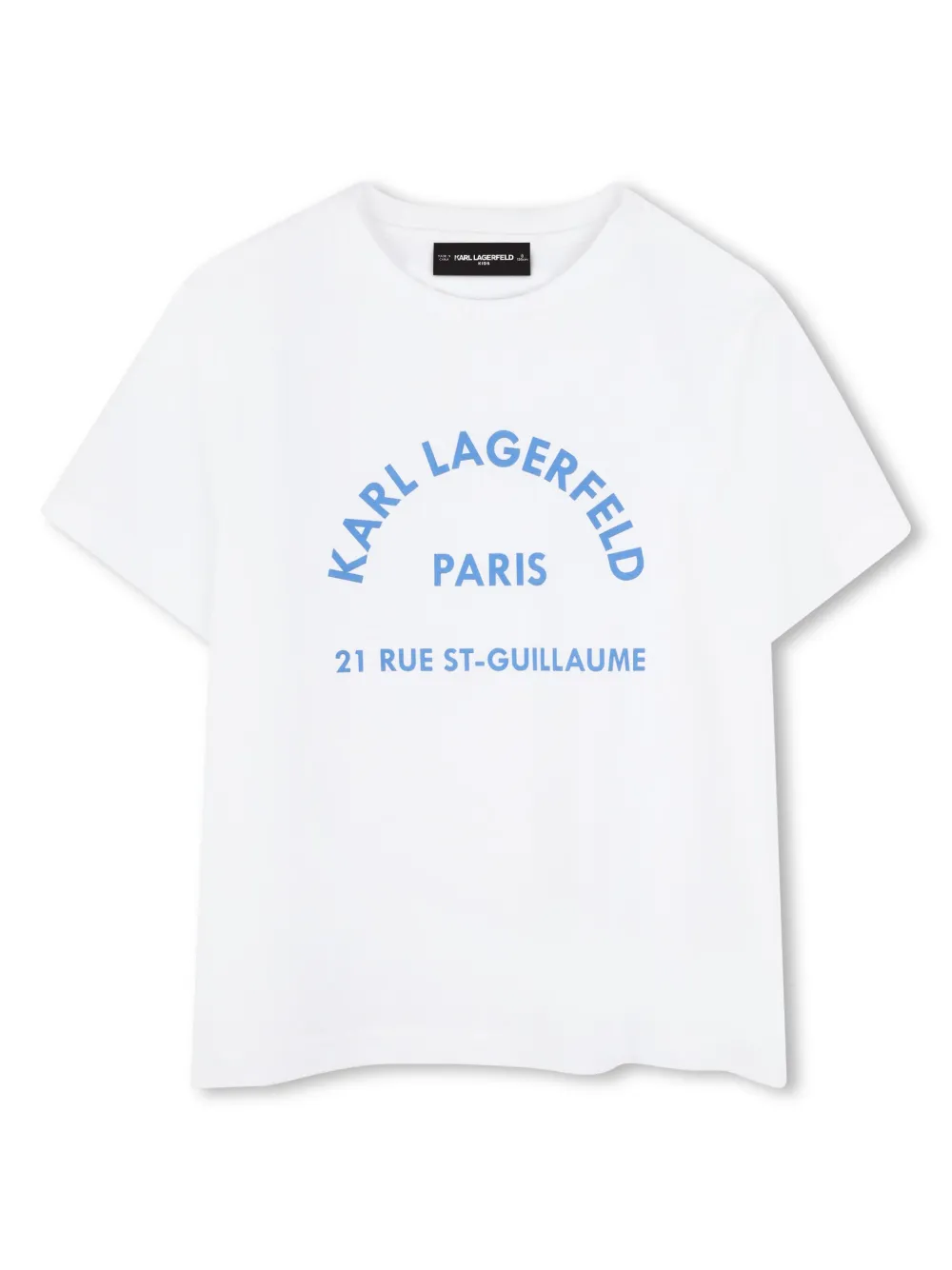 Karl Lagerfeld Kids T-shirt met logoprint Wit