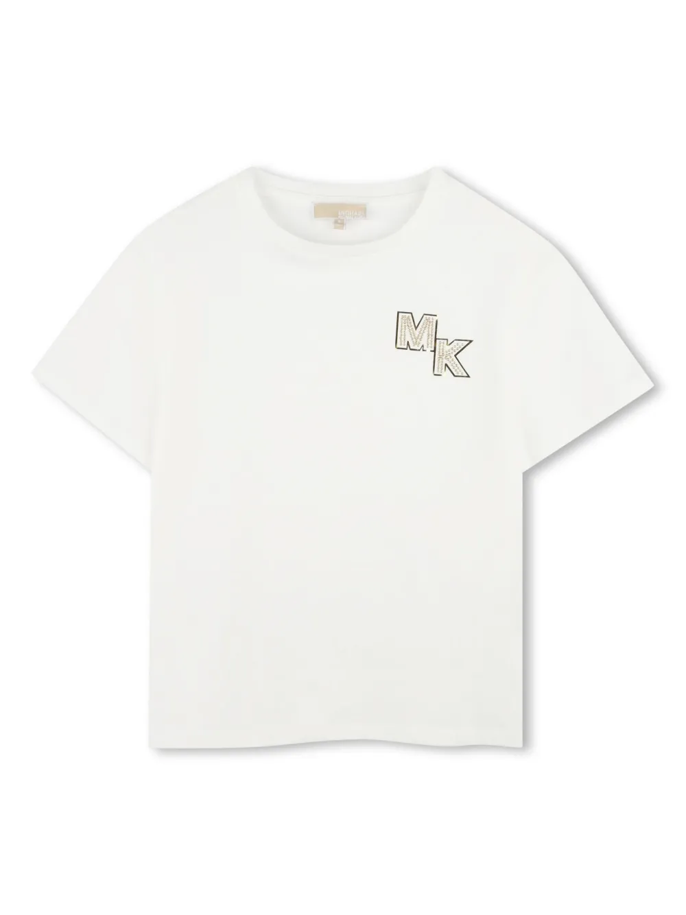 Michael Kors Kids ロゴ Tシャツ - ホワイト Michael Kors Kids ロゴ Tシャツ - ホワイト