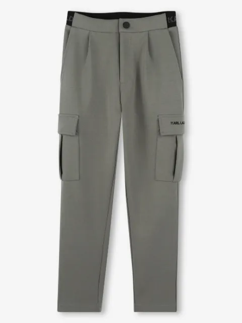 Karl Lagerfeld Kids tapered cargo trousers