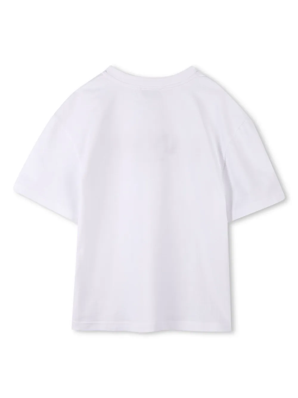 lanvinenfant Lanvin Enfant T-shirt met geborduurd logo - Wit